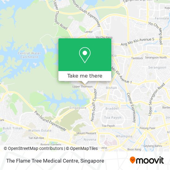 The Flame Tree Medical Centre map