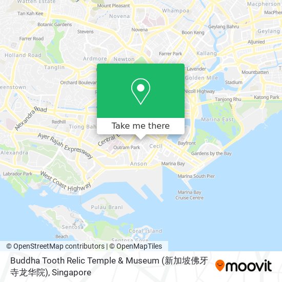 Buddha Tooth Relic Temple & Museum (新加坡佛牙寺龙华院) map