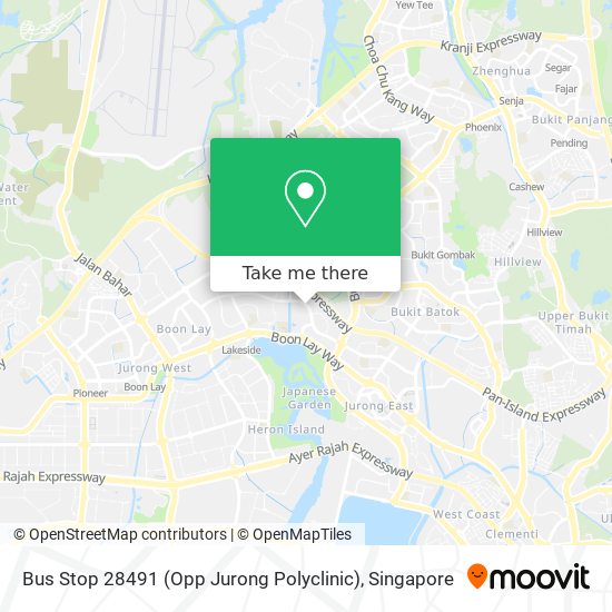 Bus Stop 28491 (Opp Jurong Polyclinic)地图