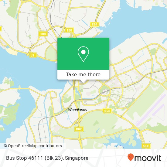 Bus Stop 46111 (Blk 23)地图