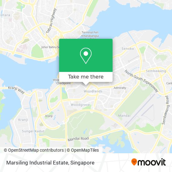 Marsiling Industrial Estate map