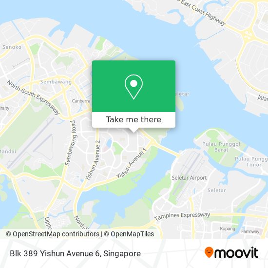 Blk 389 Yishun Avenue 6 map