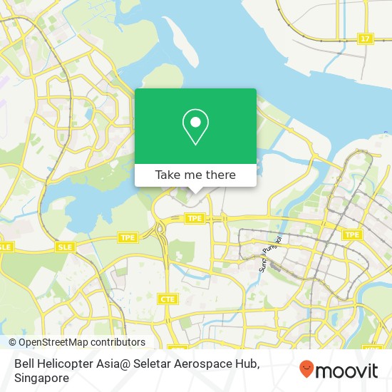 Bell Helicopter Asia@ Seletar Aerospace Hub map