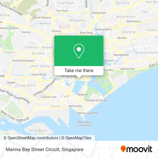 Marina Bay Street Circuit地图