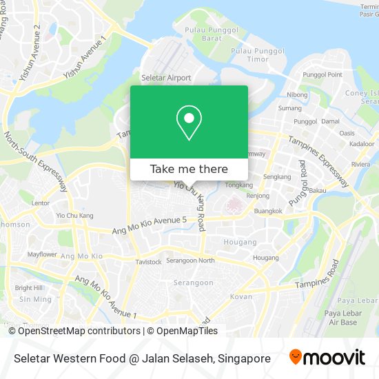 Seletar Western Food @ Jalan Selaseh map