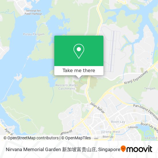 Nirvana Memorial Garden 新加坡富贵山庄 map