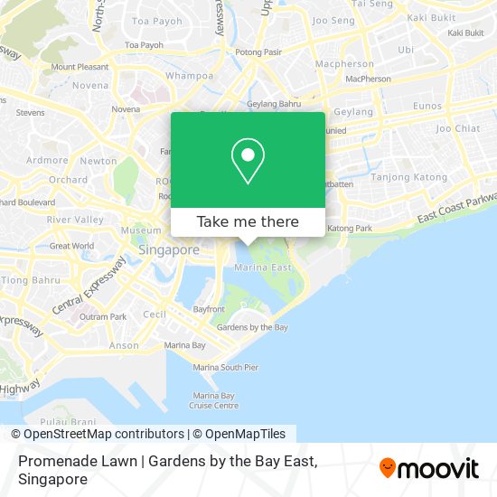Promenade Lawn | Gardens by the Bay East map