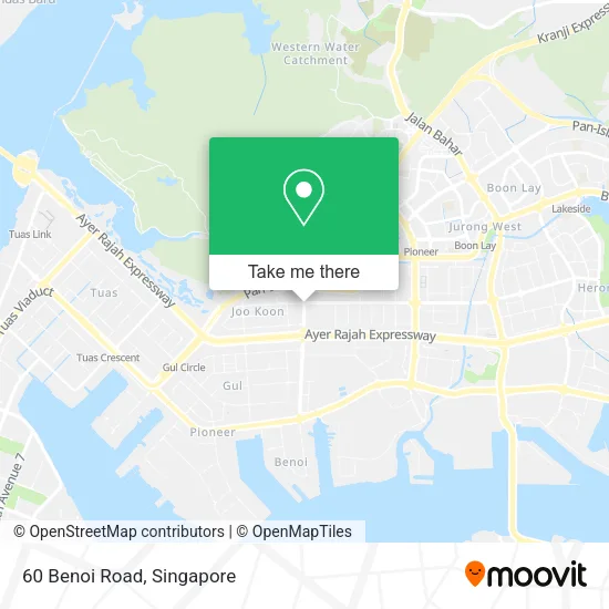 60 Benoi Road地图