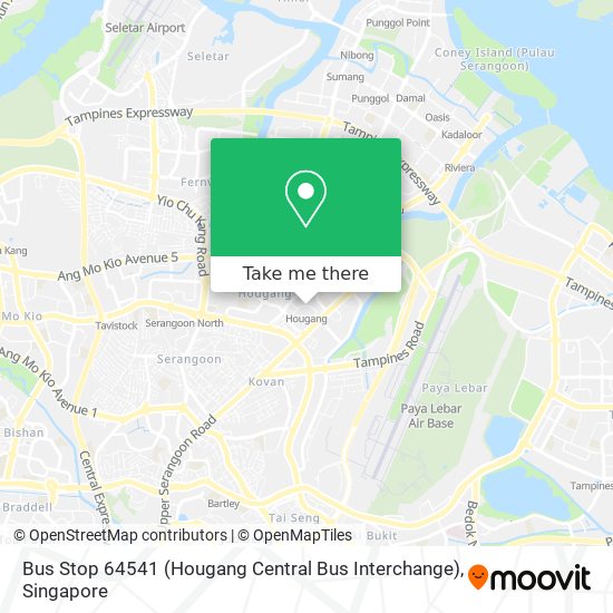 Bus Stop 64541 (Hougang Central Bus Interchange)地图