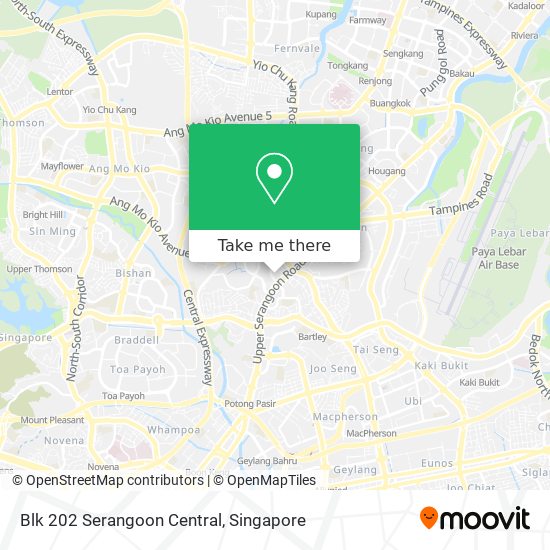 Blk 202 Serangoon Central地图