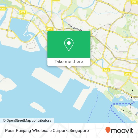 Pasir Panjang Wholesale Carpark map