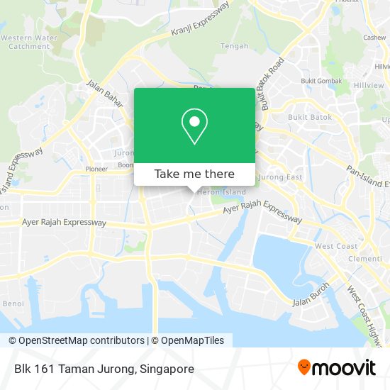 Blk 161 Taman Jurong地图