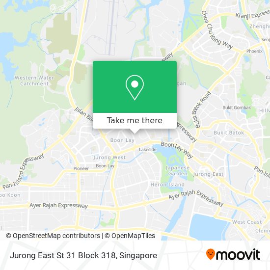 Jurong East St 31 Block 318地图