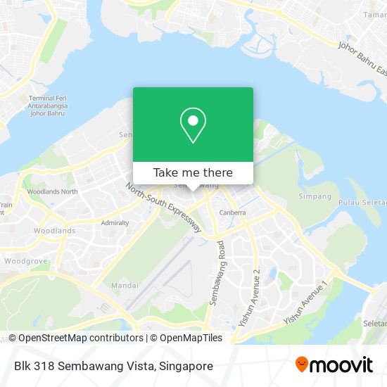 Blk 318 Sembawang Vista地图