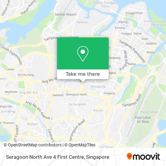 Seragoon North Ave 4 First Centre map