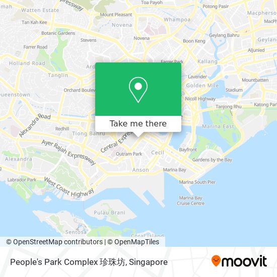 People's Park Complex 珍珠坊 map