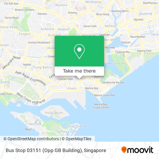 Bus Stop 03151 (Opp GB Building) map
