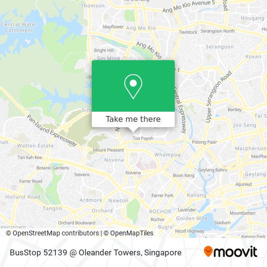 BusStop 52139 @ Oleander Towers map