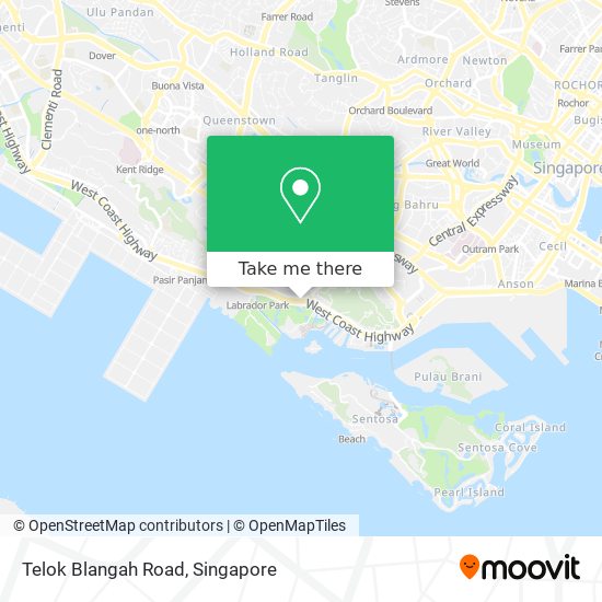 Telok Blangah Road map