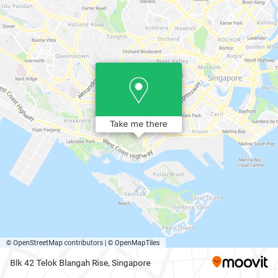 Blk 42 Telok Blangah Rise地图