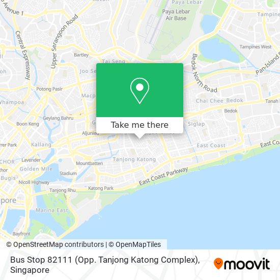 Bus Stop 82111 (Opp. Tanjong Katong Complex) map