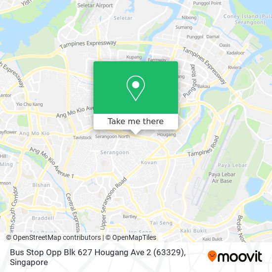 Bus Stop Opp Blk 627 Hougang Ave 2 (63329) map