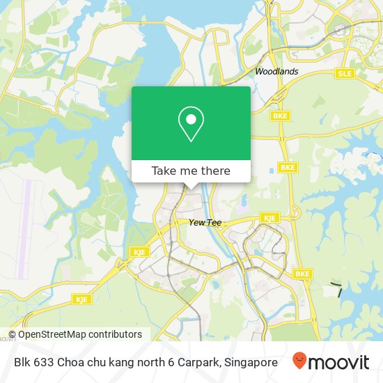 Blk 633 Choa chu kang north 6 Carpark map