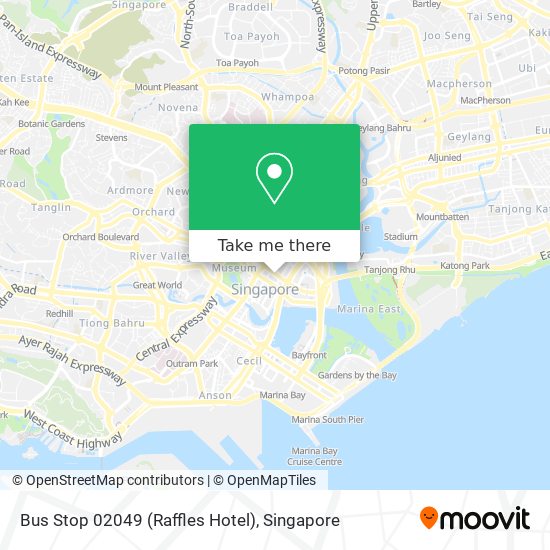 Bus Stop 02049 (Raffles Hotel)地图