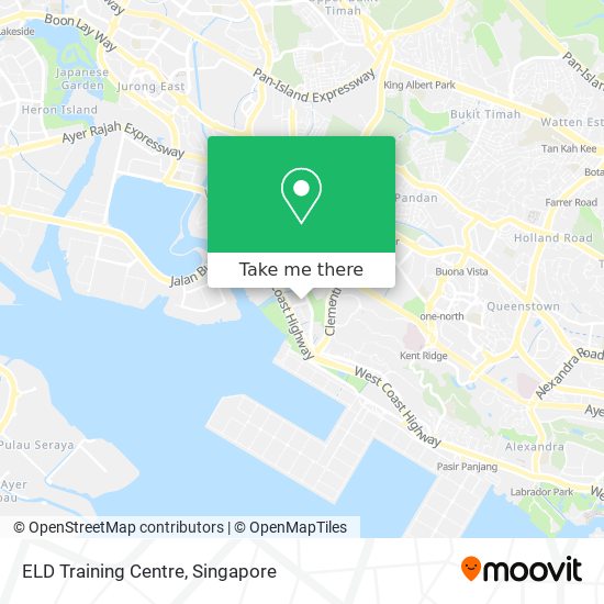 ELD Training Centre map