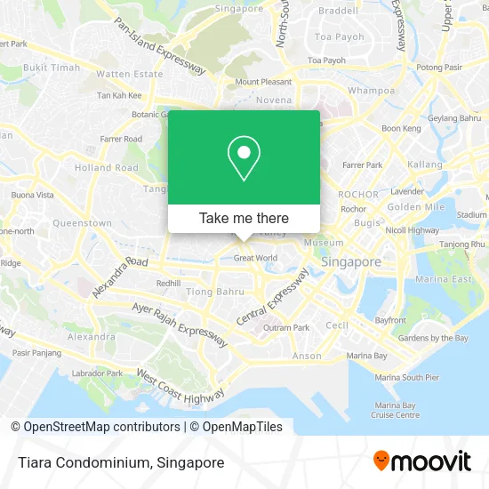 Tiara Condominium map