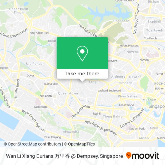 Wan Li Xiang Durians 万里香 @ Dempsey map