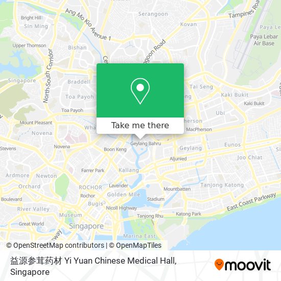 益源参茸药材 Yi Yuan Chinese Medical Hall map