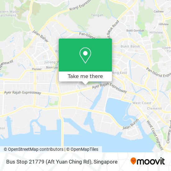 Bus Stop 21779 (Aft Yuan Ching Rd) map