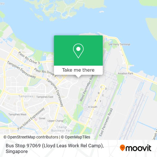 Bus Stop 97069 (Lloyd Leas Work Rel Camp) map