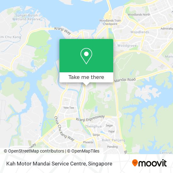 Kah Motor Mandai Service Centre地图