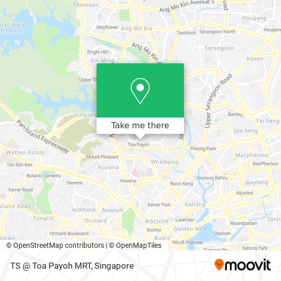TS @ Toa Payoh MRT map