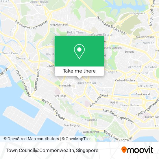 Town Council@Commonwealth map