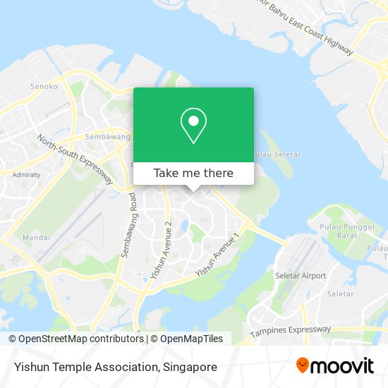 Yishun Temple Association map