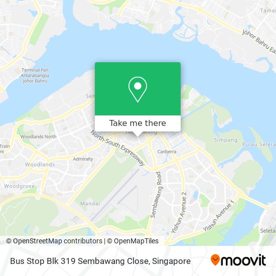 Bus Stop Blk 319 Sembawang Close地图