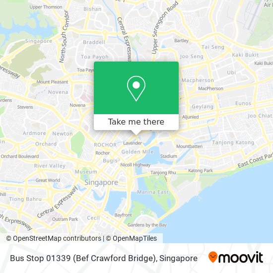 Bus Stop 01339 (Bef Crawford Bridge)地图