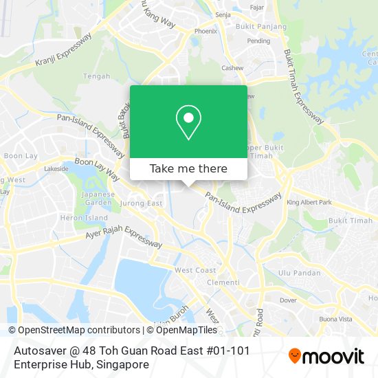 Autosaver @ 48 Toh Guan Road East #01-101 Enterprise Hub map