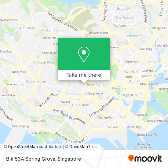 Blk 53A Spring Grove map