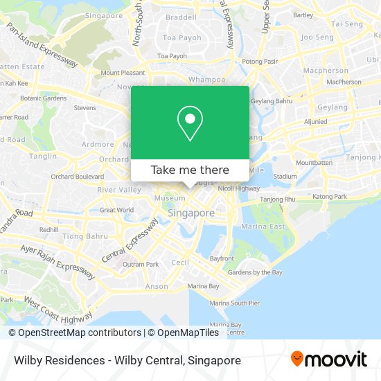 Wilby Residences - Wilby Central map