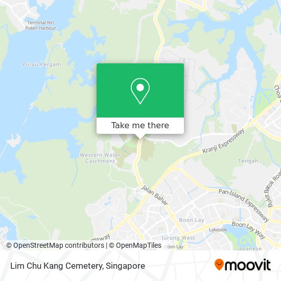 Lim Chu Kang Cemetery map