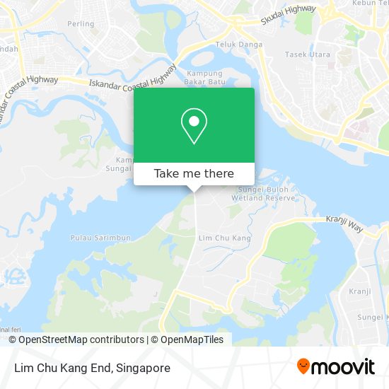 Lim Chu Kang End map