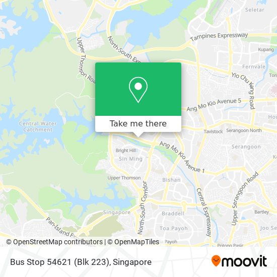 Bus Stop 54621 (Blk 223) map