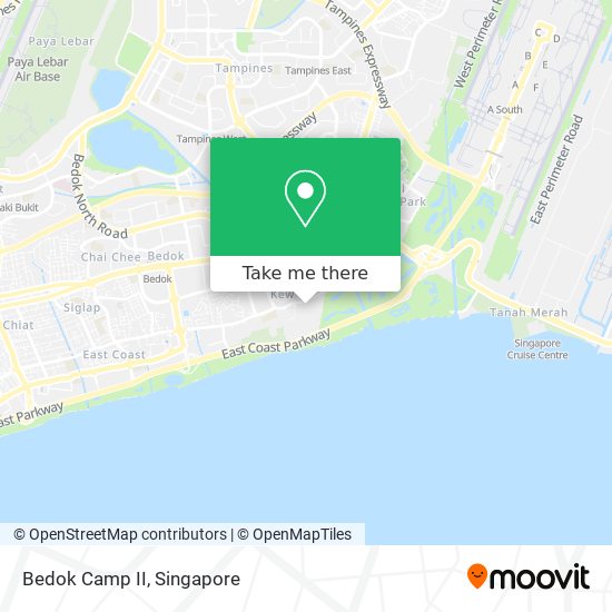 Bedok Camp II地图