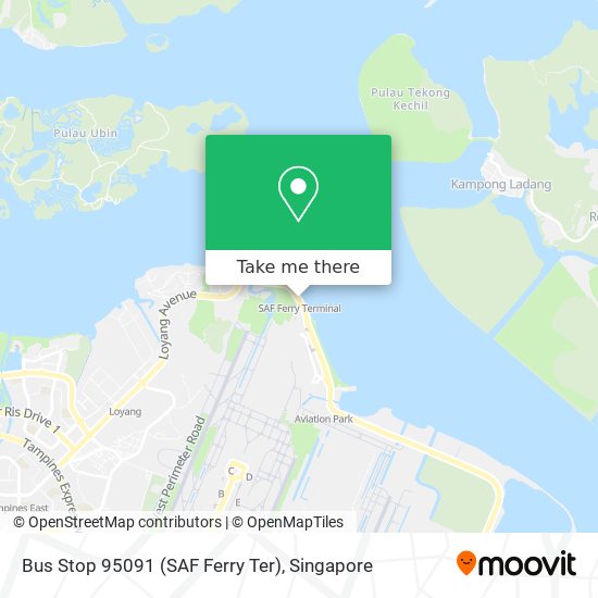 Bus Stop 95091 (SAF Ferry Ter) map