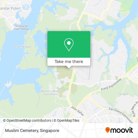 Muslim Cemetery map