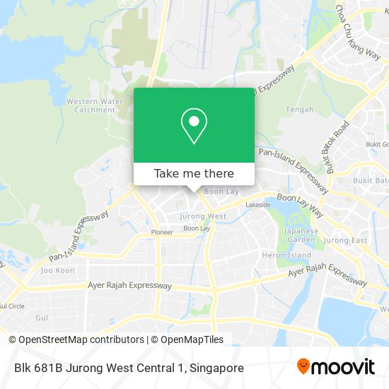 Blk 681B Jurong West Central 1 map